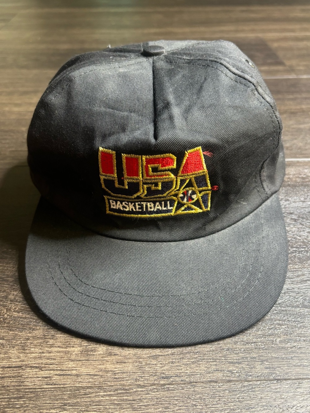 Vintage Men's Basketball 1992 Dream Team USA Black Cap Hat Snapback McDonalds